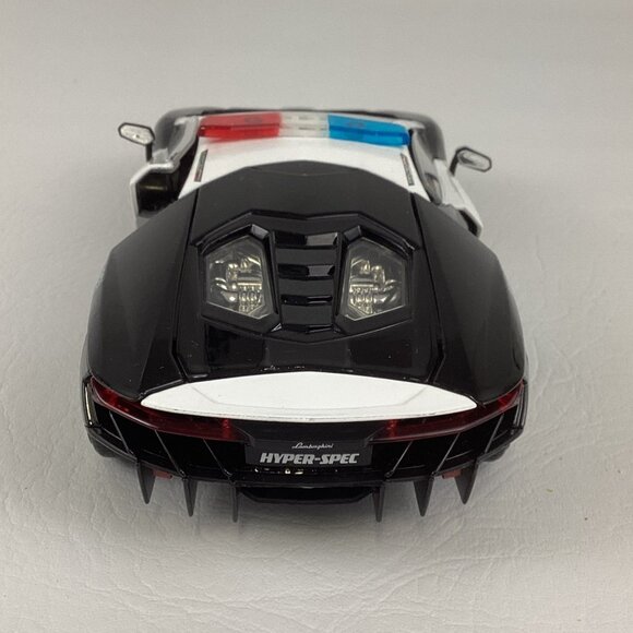 Lamborghini Centenario Police Cruiser DieCast Vehicle Hyper-Spec 1:24 Metals Car - Picture 6 of 7